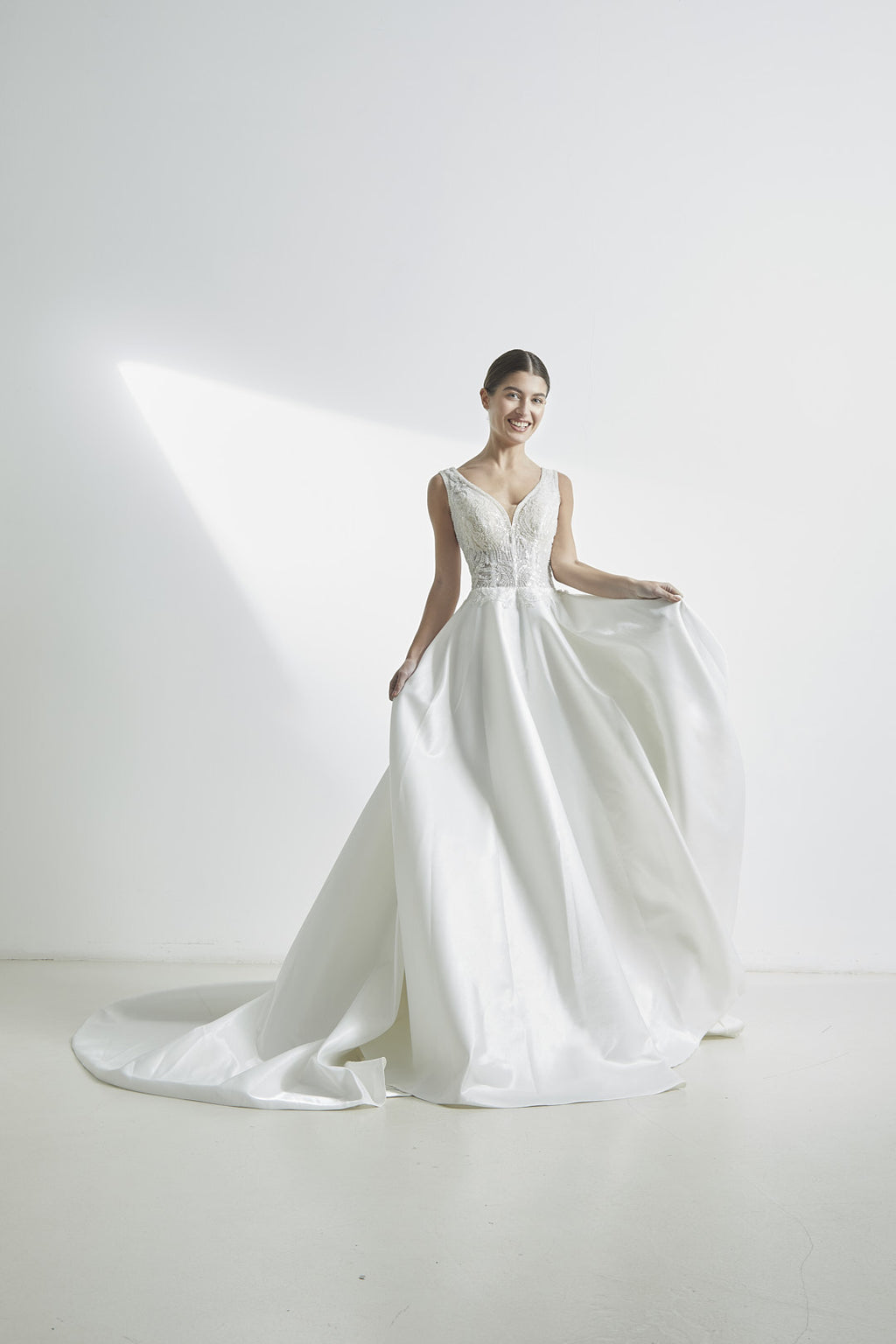 Abito da sposa mod. Astrid - Bianco panna tg.42