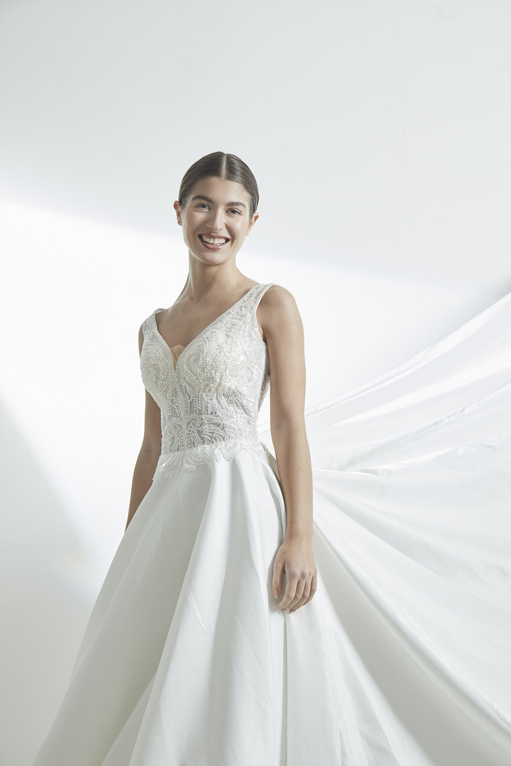 Abito da sposa mod. Astrid - Bianco panna tg.42