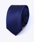 Cravatta Blu n°2 Uomo in Poliestere «Lucien»