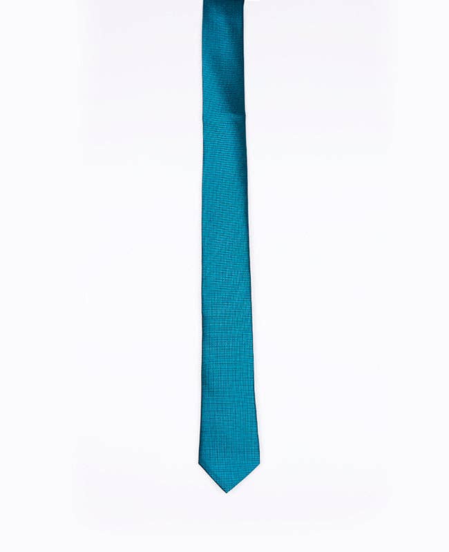 Cravatta Blu n°6 Uomo in Poliestere «Martin»