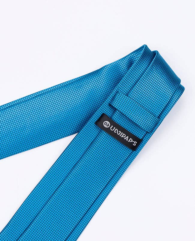 Cravatta Blu n°5 Uomo in Poliestere «Martin»