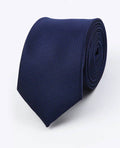 Cravatta Blu n°3 Uomo in Poliestere «Martin»