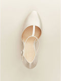 Scarpe da sposa mod. Coco - Raso panna tg.38