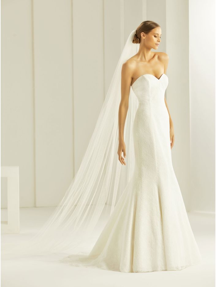 Velo da sposa in soft tulle - 3 mt bianco panna